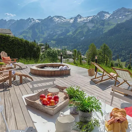 4 Etoiles, 10 Pers., Spa, Vue Imprenable A - Fr-1-304-301 Chalet *
