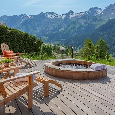 4 Etoiles, 10 Pers., Spa, Vue Imprenable A - Fr-1-304-301 La Clusaz
